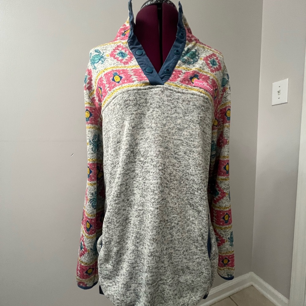 Colorful Patterned Sweater - Picture 2 of 3